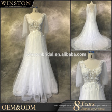 Professional China factory sweetheart tulle lace mermaid wedding dress
